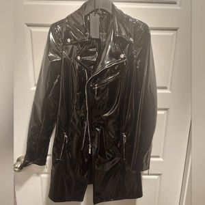 Vinyl Trench Coat